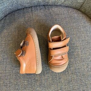 Naturino Cocoon Brown Leather Baby Walker Size 21